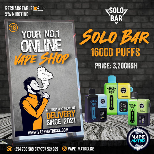 SOLO BAR S16000 5% nic 16000 puffs