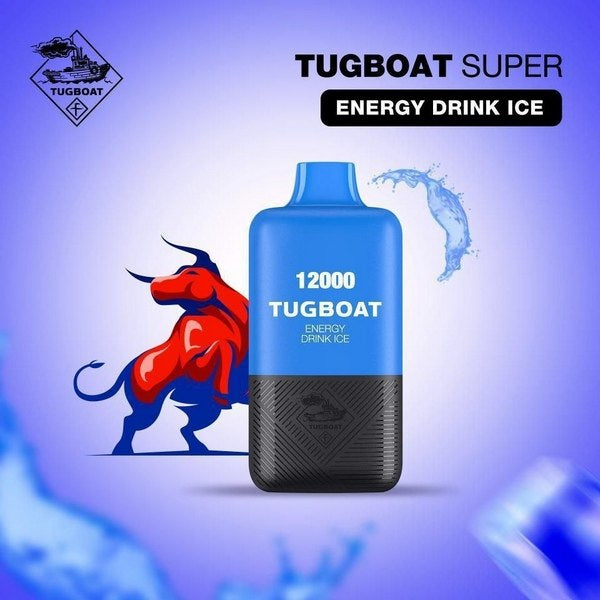 TUGBOAT SUPER KIT and POD 12000 PUFFS 5%nic