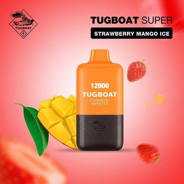 TUGBOAT SUPER KIT and POD 12000 PUFFS 5%nic