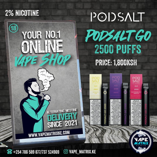 PODSALT GO 25 PUFFS 2% nic